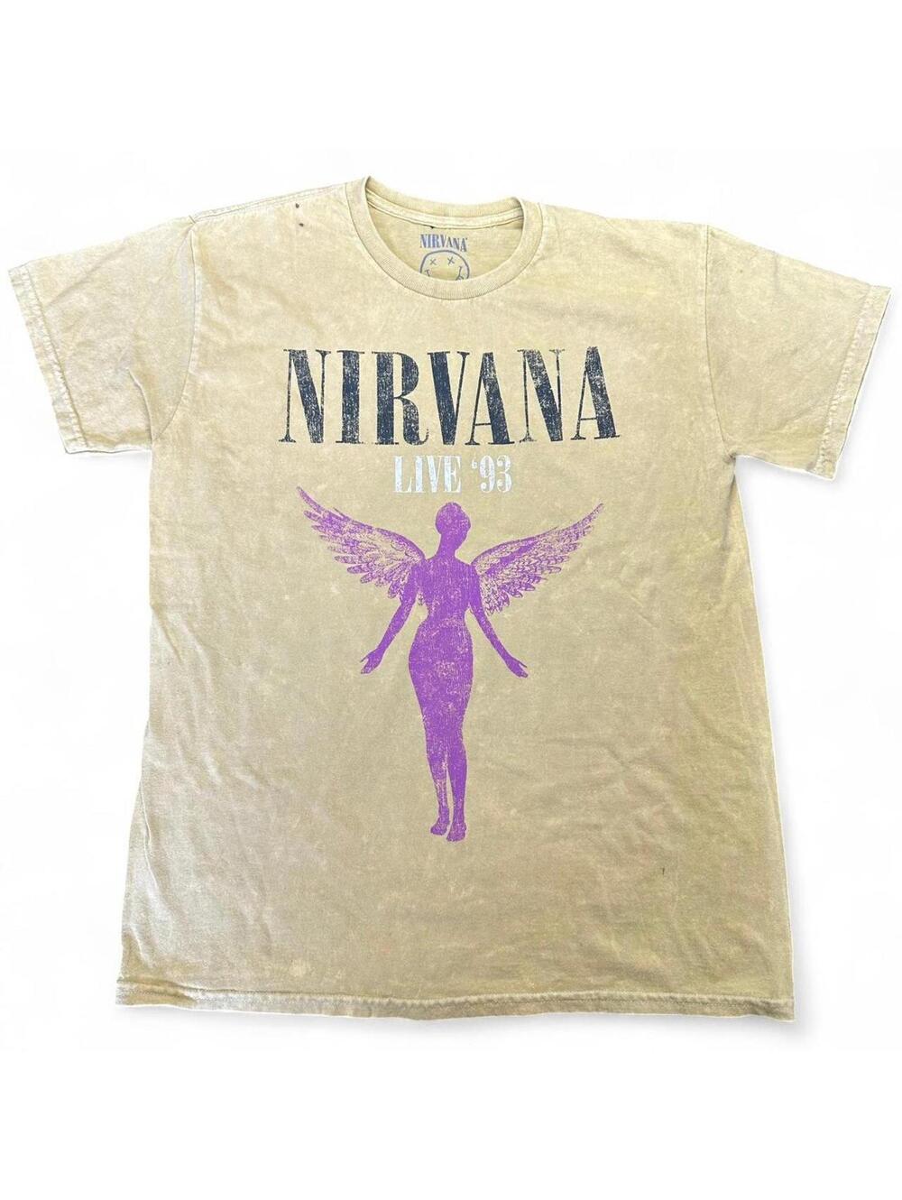 Nirvana Live '93 Band T-Shirt Medium